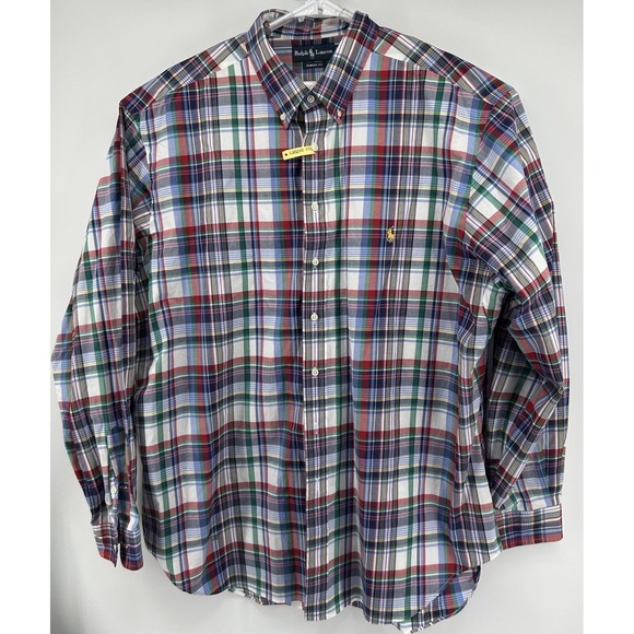Polo Ralph Lauren Other - Polo Ralph Lauren Long Sleeve Button Down Multicolored Men's 3XLT Tall